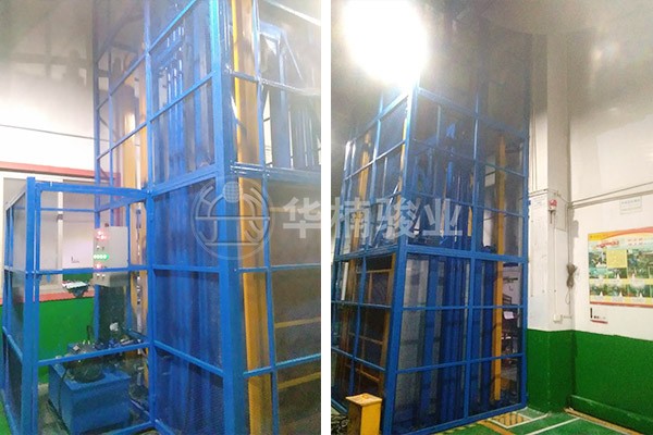 TCL瑞智（惠州）制冷设备公司定制直顶式升降台安装